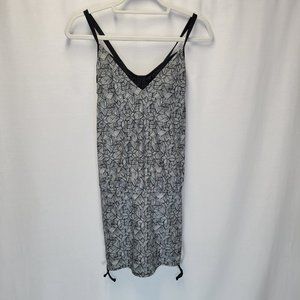 Athleta Women's Size 36 B/C Swim Dress Tunic Black White